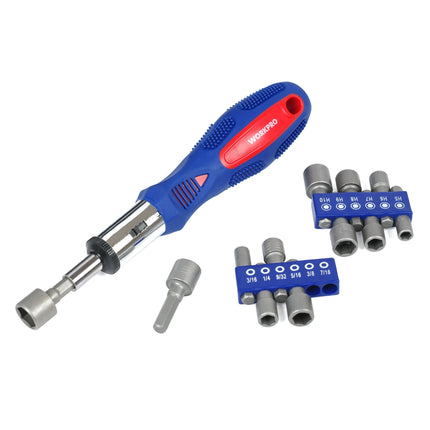 WORKPRO طقم مفكات ١٣٠ قطعة بحقيبة حمل