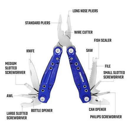 زرادية متعددة الوظائف 13 في 1 من WORKPRO