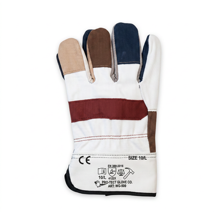 Original Pakistani colored workers' gloves