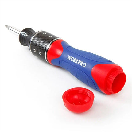 مجموعة مفكات براغي مزدوجة السرعة 6X، 32 قطعة