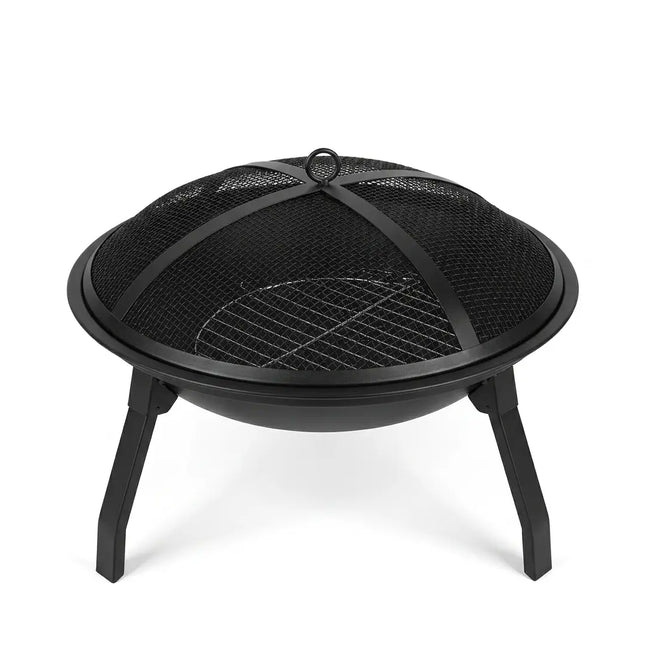 Fire pit, metal, black color, size 55*28 cm