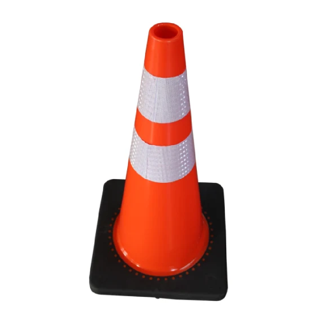 Conical rubber base cone 75 cm