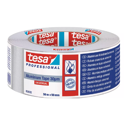 شريط ألمنيوم لاصق تيسا TESA مقاس 50 ملم × 10 متر