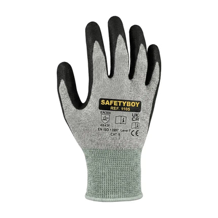 Cut-resistant gloves, grey, from Safety Boy