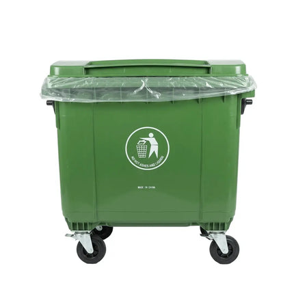 660 Litre Green Large Waste Container