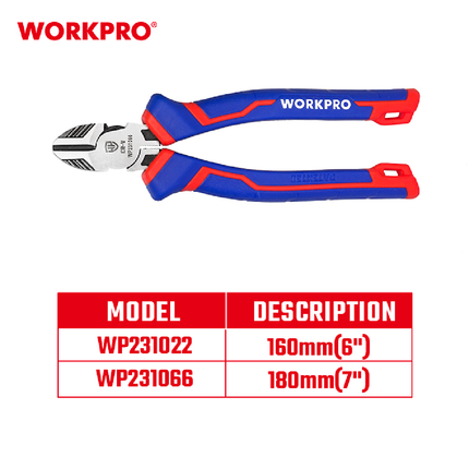 قطاعة اسلاك صناعية 6 انش 160 ملم من وورك برو ( WP231022 )